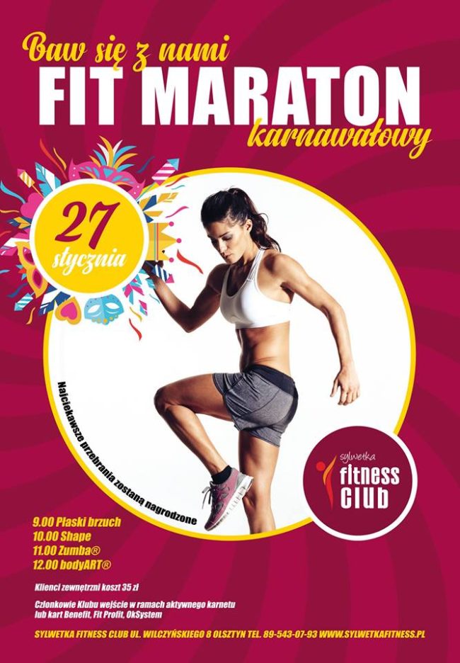 Karnawałowy Fit Maraton w Fitness Club Sylwetka